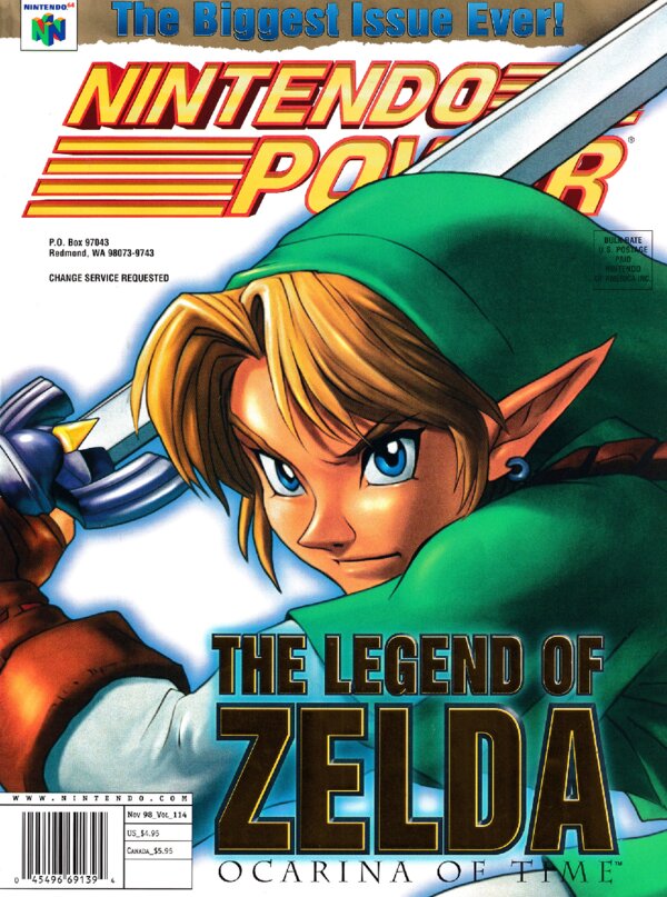 Nintendo Power Issue 114 (November 1998) cover